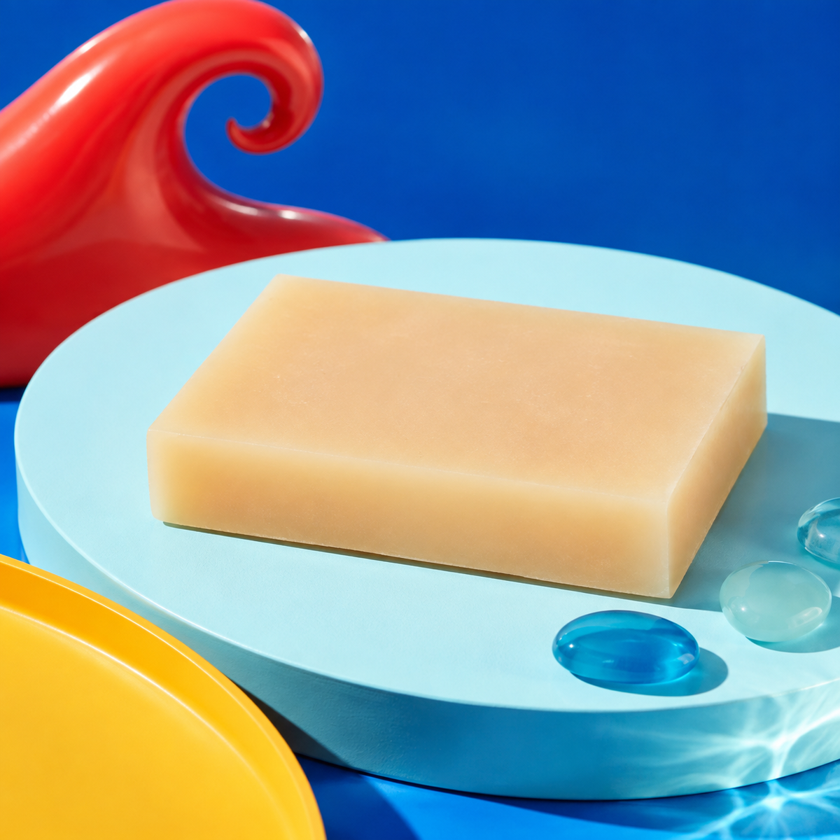 Handmade 100g birthday soap scented with uplifting bergamot, refreshing lemongrass and zesty lime essential oils, creating a creamy lather and energising citrus fragrance.